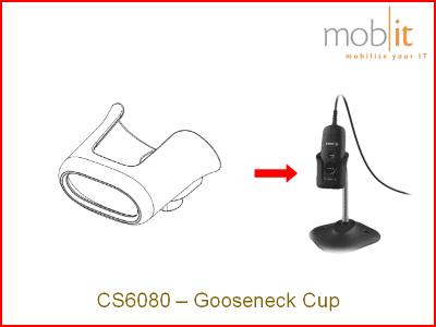 Zebra CS60 Companion Scanner, Gooseneck Cup