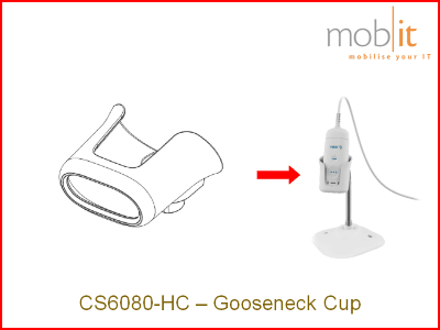 Zebra CS60-HC Companion Scanner, Gooseneck Cup