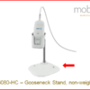 Zebra CS60-HC Companion Scanner, Gooseneck Stand non-weighted