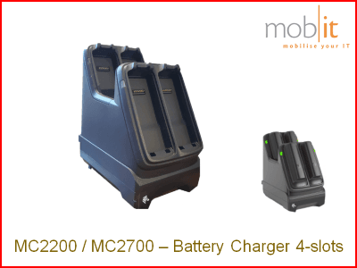 Zebra MC22 / MC27 Mobile Computer, Charger 4-slots