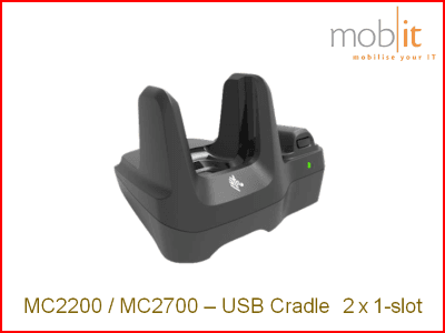 Zebra MC22 / MC27 Mobile Computer, USB Cradle 2x1