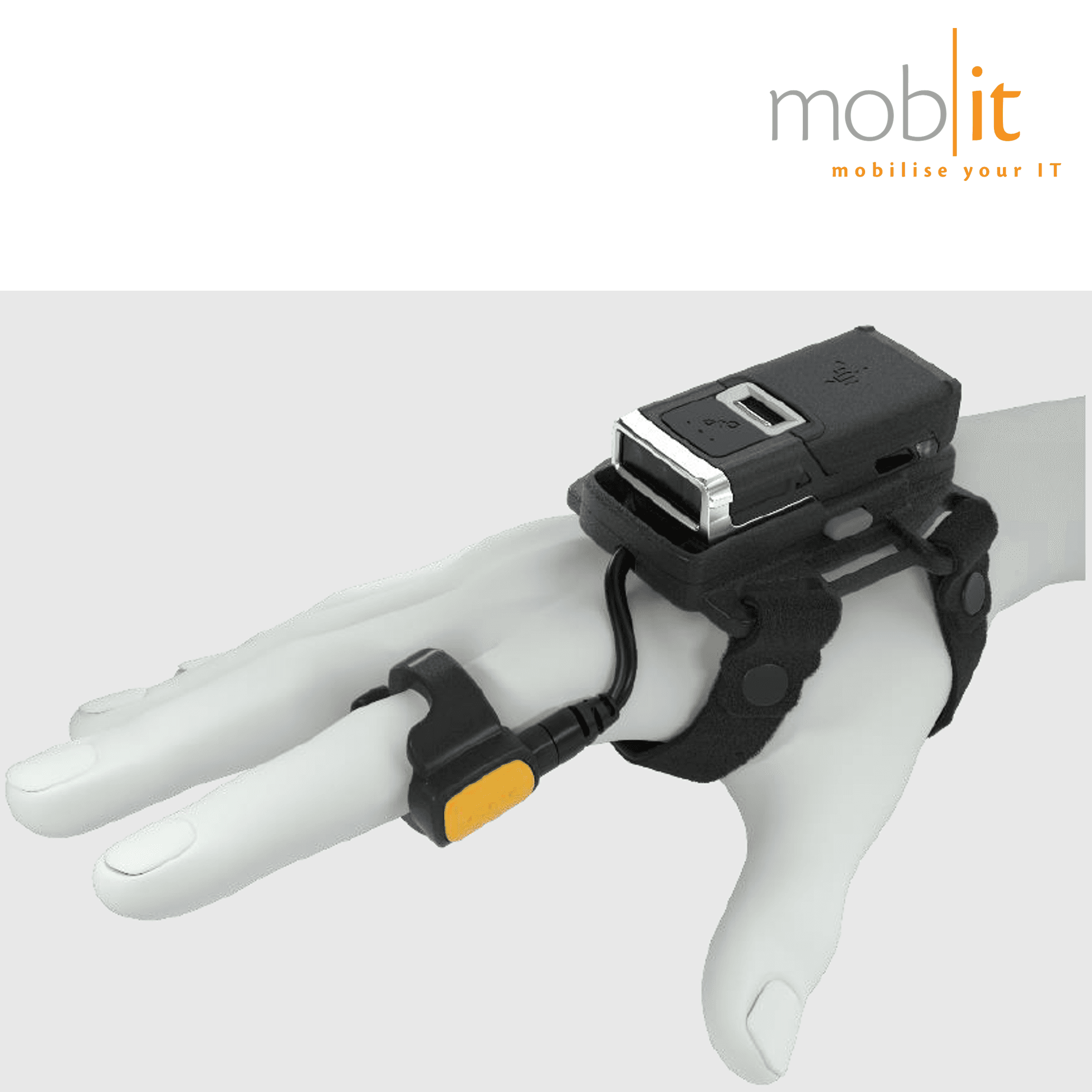 Zebra RS5100 Finger Scanner, back of hand