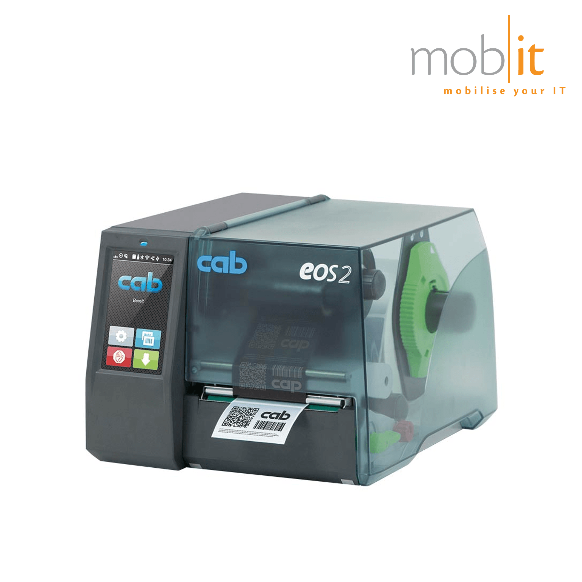 cab EOS2 Label Printer, Etikettendrucker, Imprimante d'étiquettes, Stampante per etichette