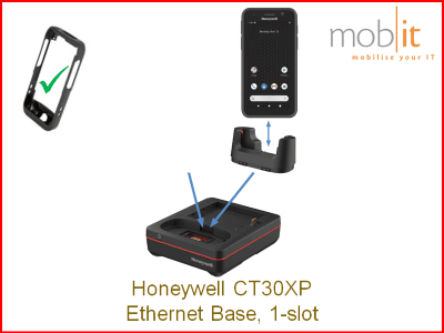 Honeywell CT30XP Mobile Computers, 1-slot Ethernet Base, booted
