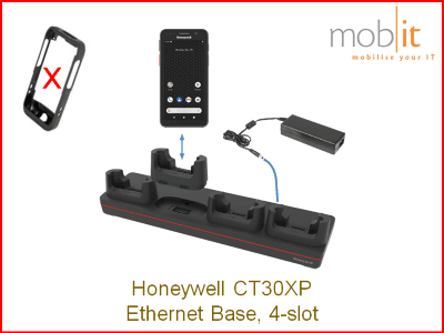 Honeywell CT30XP Mobile Computers, 4-slot Ethernet Base, non-booted