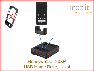 Honeywell CT30XP Mobile Computers, 1-slot USB Home Base, non-booted