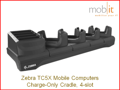 Zebra TC5X Mobile Computers, Charge Cradle, 4-slot