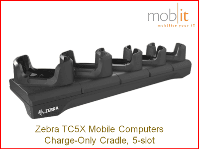 Zebra TC5X Mobile Computers, Charge Cradle, 5-slot