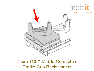 Zebra TC5X Mobile Computers, Cradle Cup Replacement