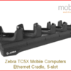 Zebra TC5X Mobile Computers, Ethernet Cradle, 5-slot