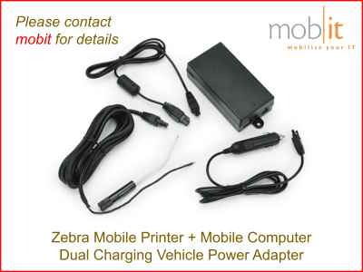 Zebra Technologies - Dual Charging Vehicle Power Adapter