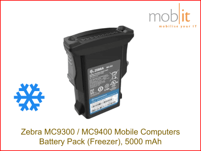 Zebra MC9300-MC9400 Freezer Battery 5000mAh