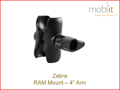 Zebra RAM Mount, 4" Arm