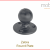 Zebra Round Plate