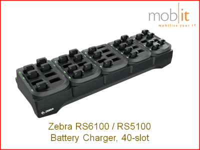 Zebra RS5100 / RS6100 Wearable Scanners, Battery Charger 40x