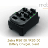 Zebra RS5100 / RS6100 Wearable Scanners, Battery Charger 8x