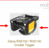 Zebra RS5100 / RS6100 Wearable Scanners, Double Trigger