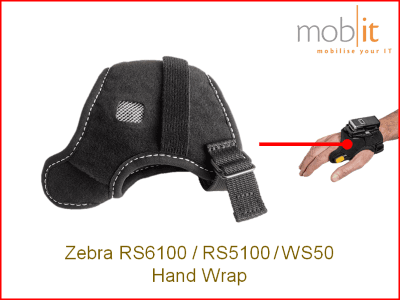 Zebra RS5100 / RS6100 Wearable Scanners, Enterprise Hand Mount - Hand Wrap