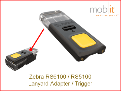 Zebra RS5100 / RS6100 Wearable Scanners, Lanyard Adapter Trigger