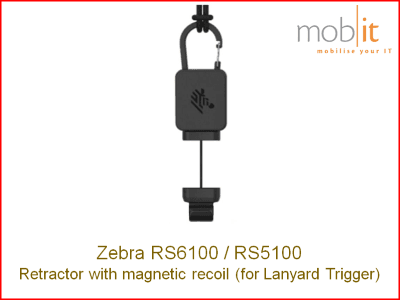 Zebra RS5100 / RS6100 Wearable Scanners, Lanyard Adapter Retractor