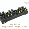 Zebra RS5100 Ring Scanner, Scanner Charger 20x