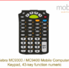 Zebra MC9300-MC9400 Spare Keypad 43-key function numeric