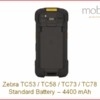 Zebra TC73/TC78 Mobile Computers - Standard Battery, 4400 mAh