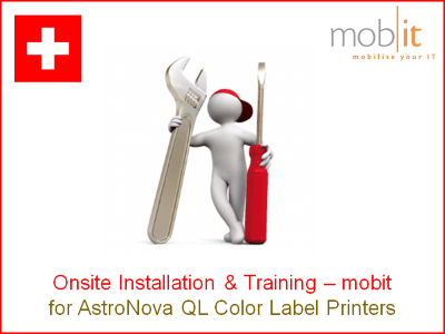Installation + Training onsite AstroNova QL Color Label Printers