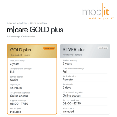 m|care - Service Contract GOLD Plus for Card Printers