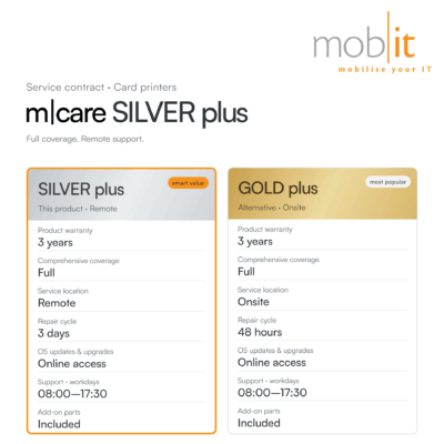 m|care - Service Contract SILVER Plus for Card Printers