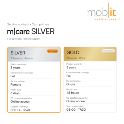 m|care - Service Contract SILVER for Card Printers