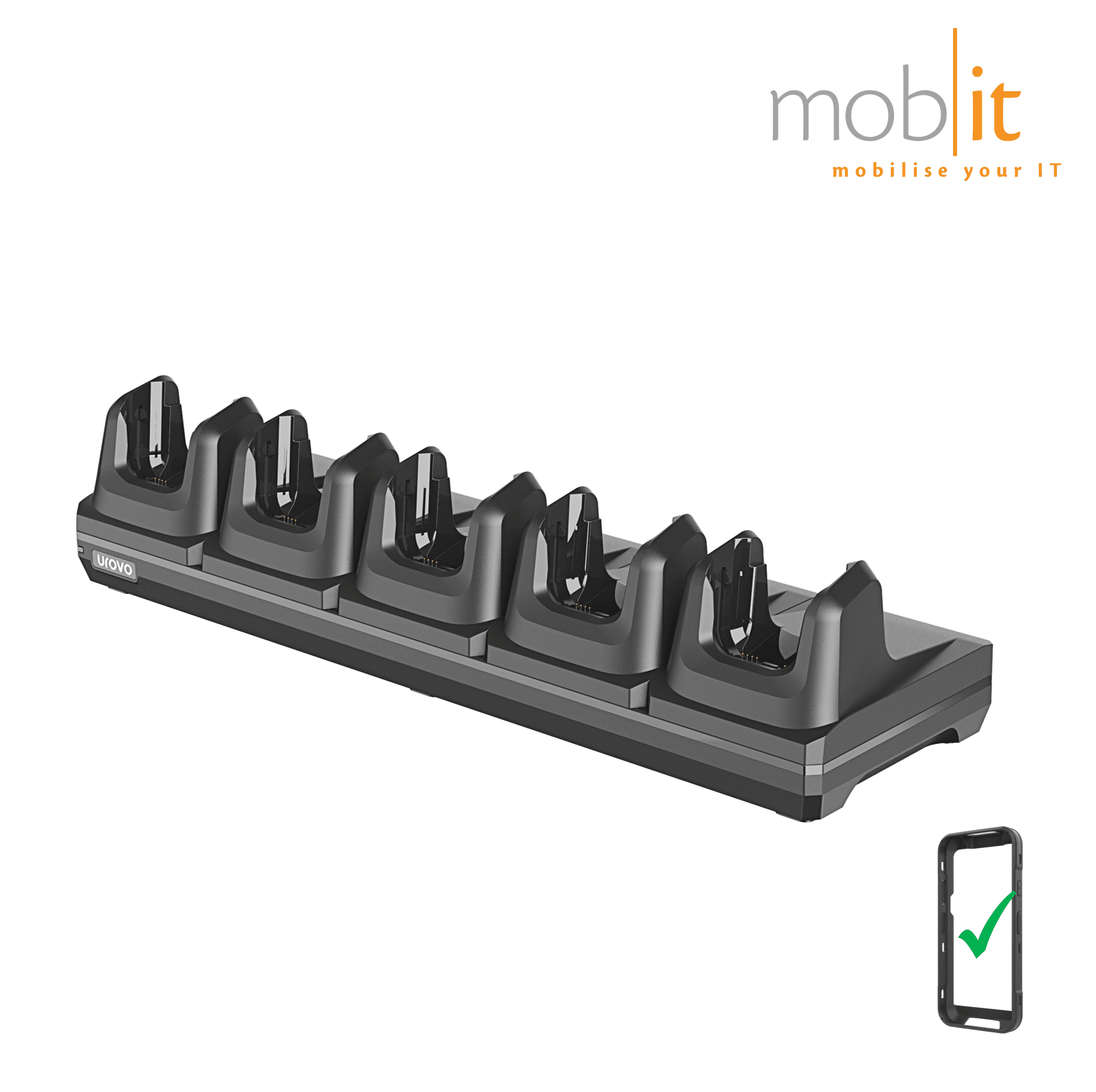 Urovo DT50 Series Mobile Computers – Charge Cradle, 5-slot