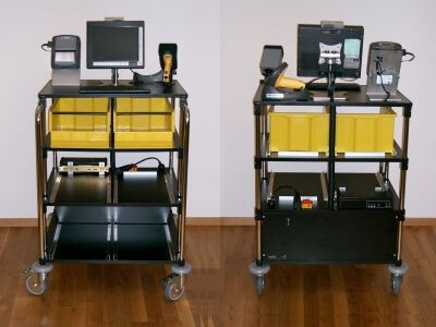 Computer Carts, Mobile Arbeitsplätze, Chariots informatiques