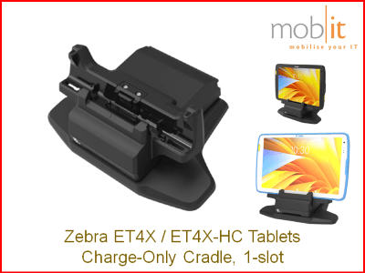 Zebra ET4X Single-Slot Charge-Only Cradle/Dock
