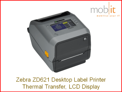 Zebra ZD621 Etikettendrucker, LCD, 203 dpi, LAN