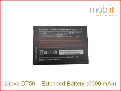 Urovo DT50 Extended-Batterie (6000mAh)