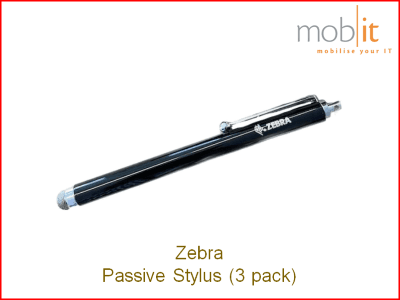 Zebra Passive Stylus with Fiber Tip, 3 Pack