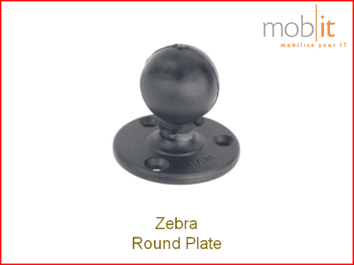 Zebra Round Plate