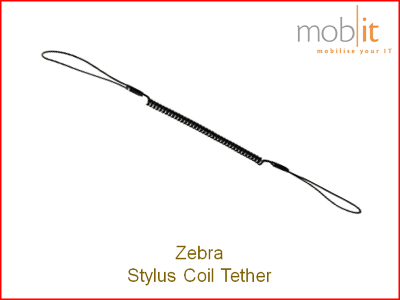 Zebra Coiled Tether for Stylus