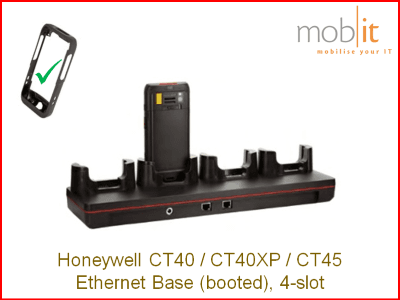 Ethernet Base for booted Honeywell Mobile Computers