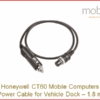 Power Cable for Vehicle Dock for Honeywell Mobile Computer