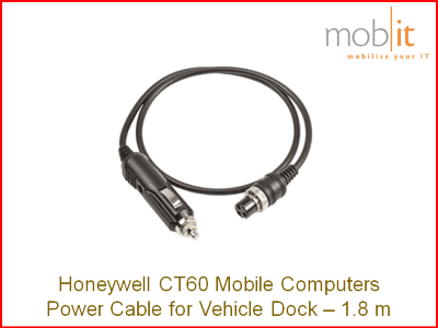 Power Cable for Vehicle Dock for Honeywell Mobile Computer