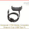 Snap-On Cup with USB Adapter for Honeywell Mobile Computer