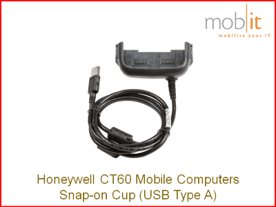 Snap-On Cup with USB Adapter for Honeywell Mobile Computer