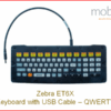 Zebra ET6X USB Keyboard and Cable