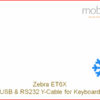 Zebra ET6X USB & RS232 Y-Cable for Keyboard