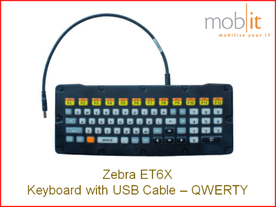 Zebra USB Keyboard QWERTY with USB Cable