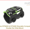 Double Dial Wrist Mount for Zebra WT5400 and Zebra WT6400 Wearable Computers.