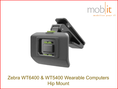 Hip Mount for Zebra WT5400 and Zebra WT6400 Wearable Computers.