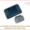Replacement Mounting Cleat for Wrist Mounts of Zebra WT5400 and Zebra WT6400 Wearable Computers.